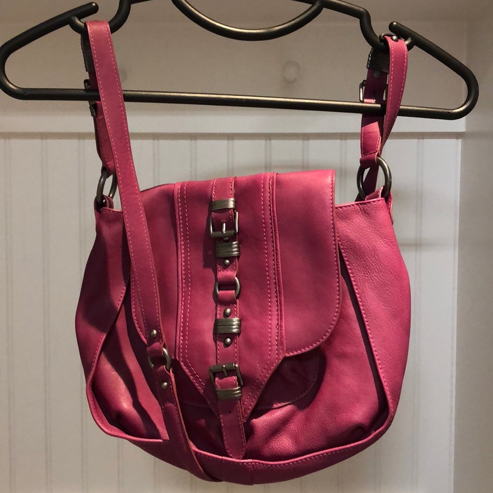 Ash Leather crossbody/Handbag - Plum